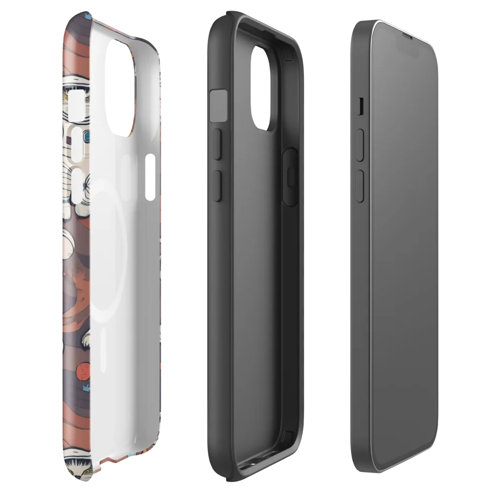 Orbiting Tabby on MagSafe Tough Case for iPhone® — Front
