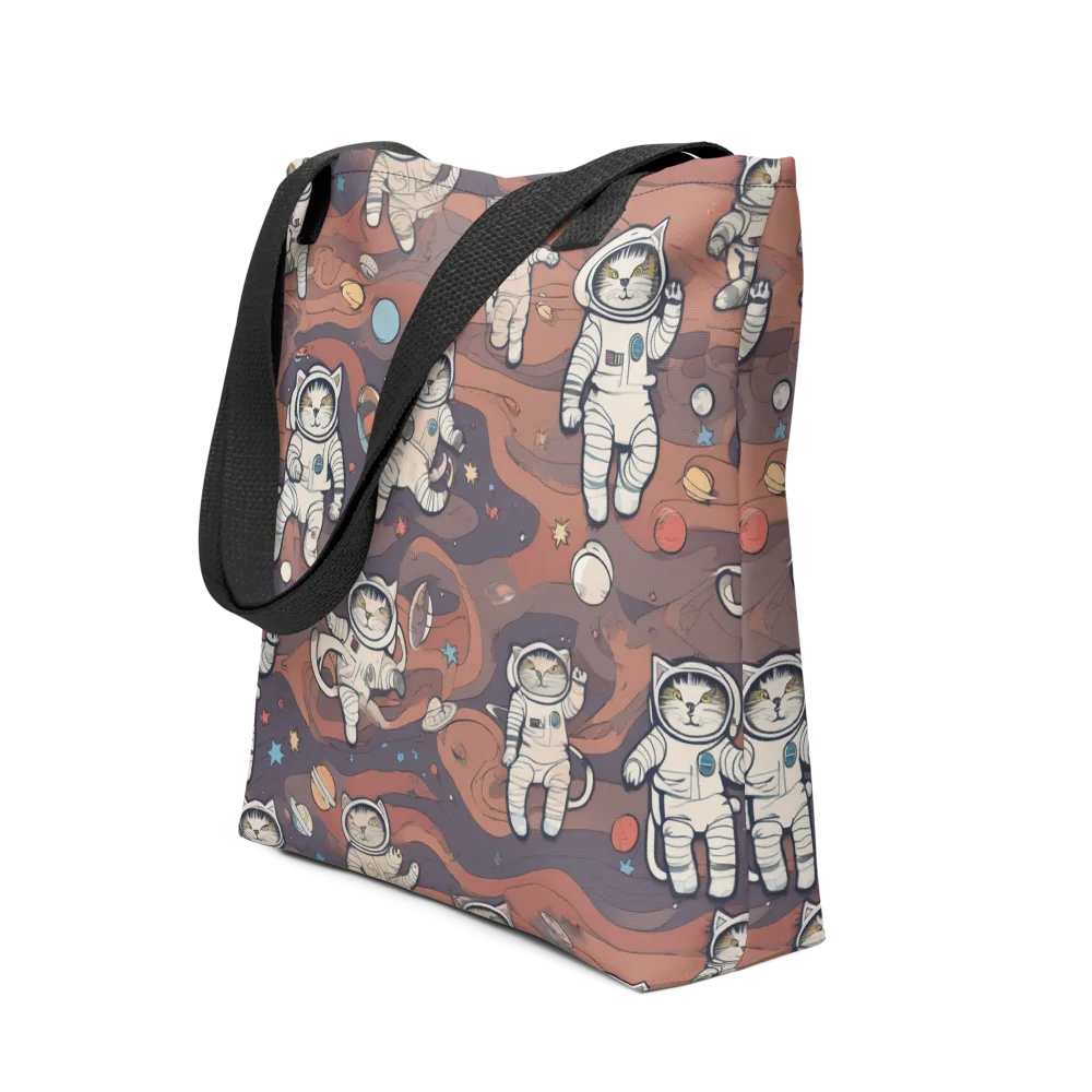 Orbiting Tabby on Tote Bag — Front