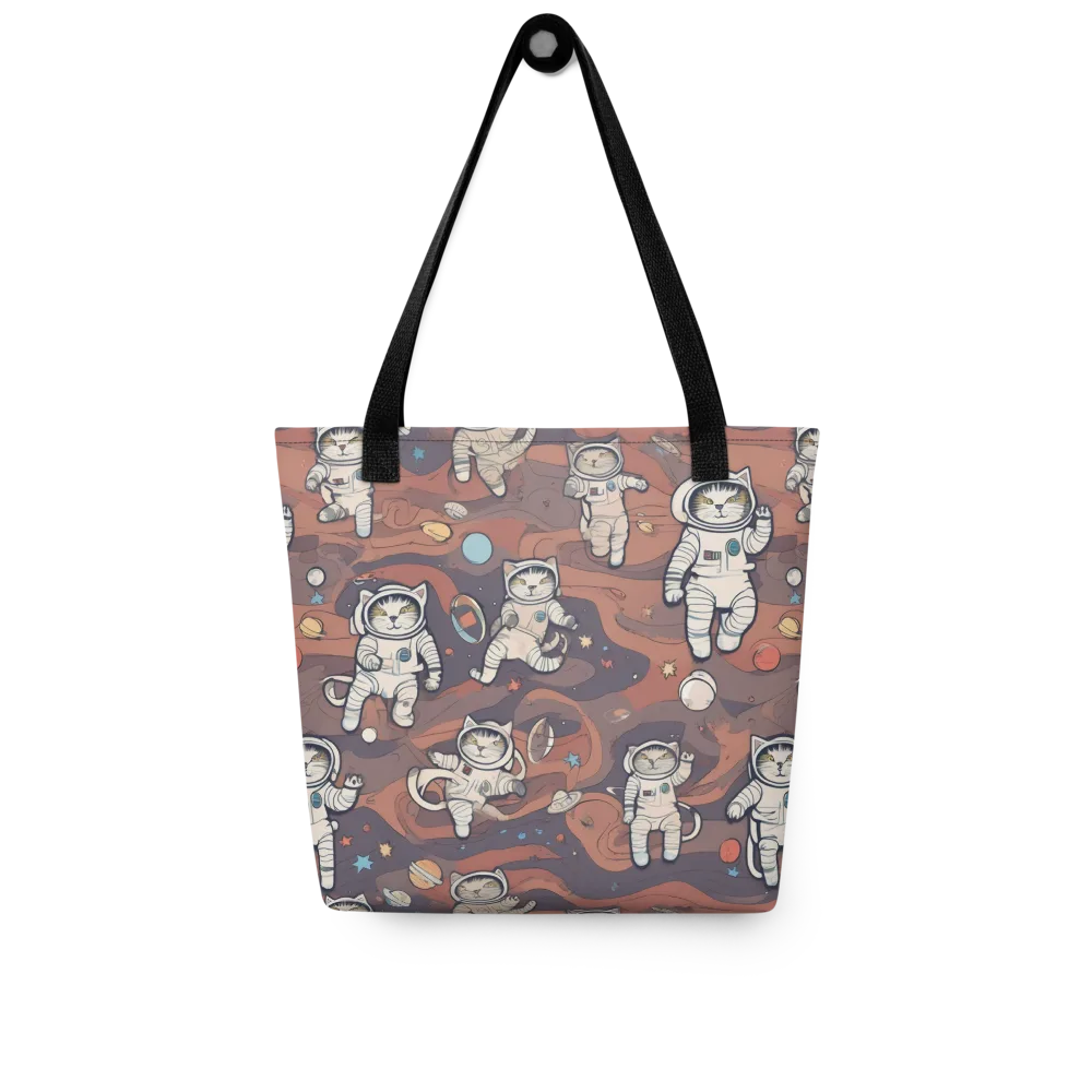 Orbiting Tabby on Tote Bag — Front