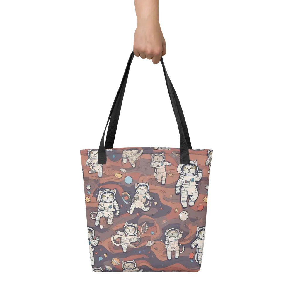 Orbiting Tabby on Tote Bag — Front