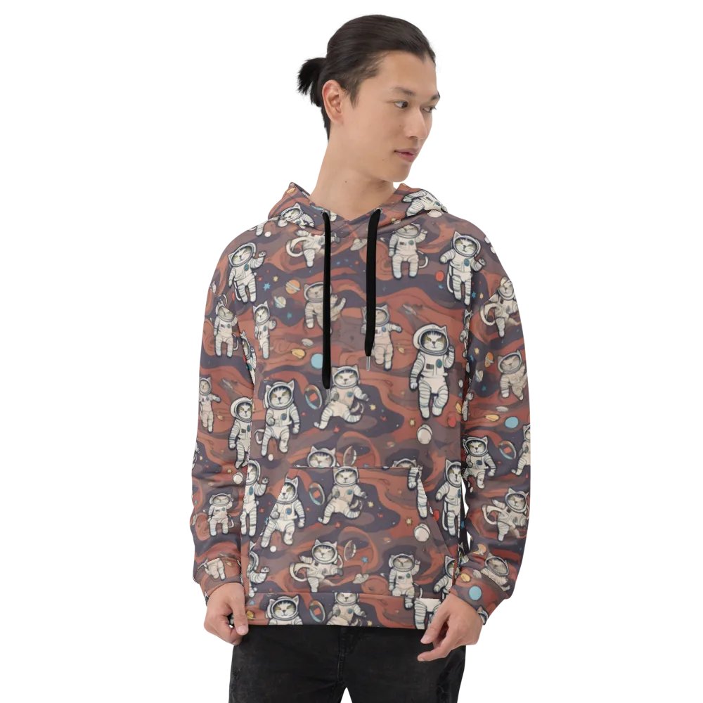 Orbiting Tabby on Hoodie — Front