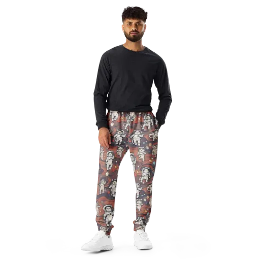 Orbiting Tabby on a Men's Joggers