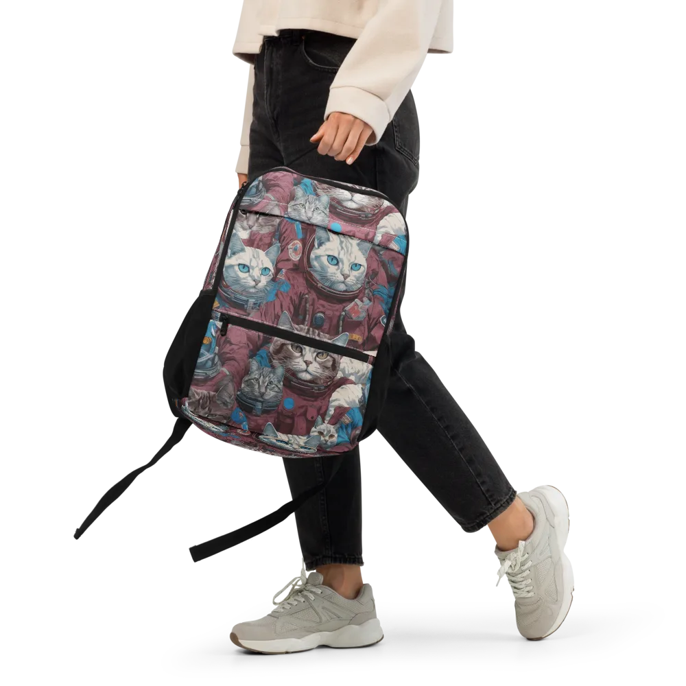 Cosmic Cat Crew on Utility Backpack — Front