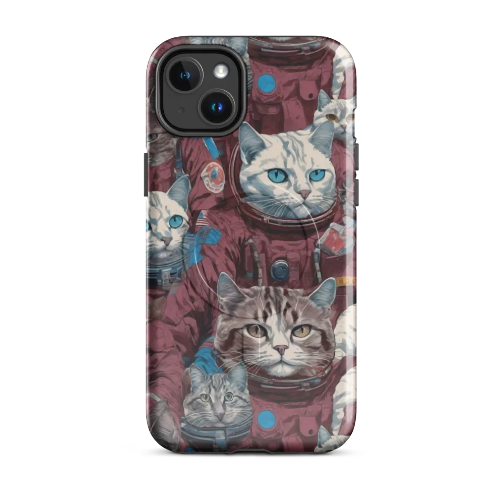 Cosmic Cat Crew on MagSafe Tough Case for iPhone® — Front