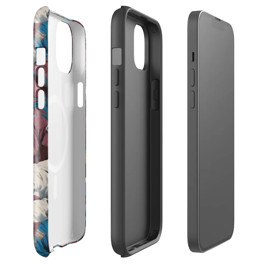 Cosmic Cat Crew on MagSafe Tough Case for iPhone® — Front