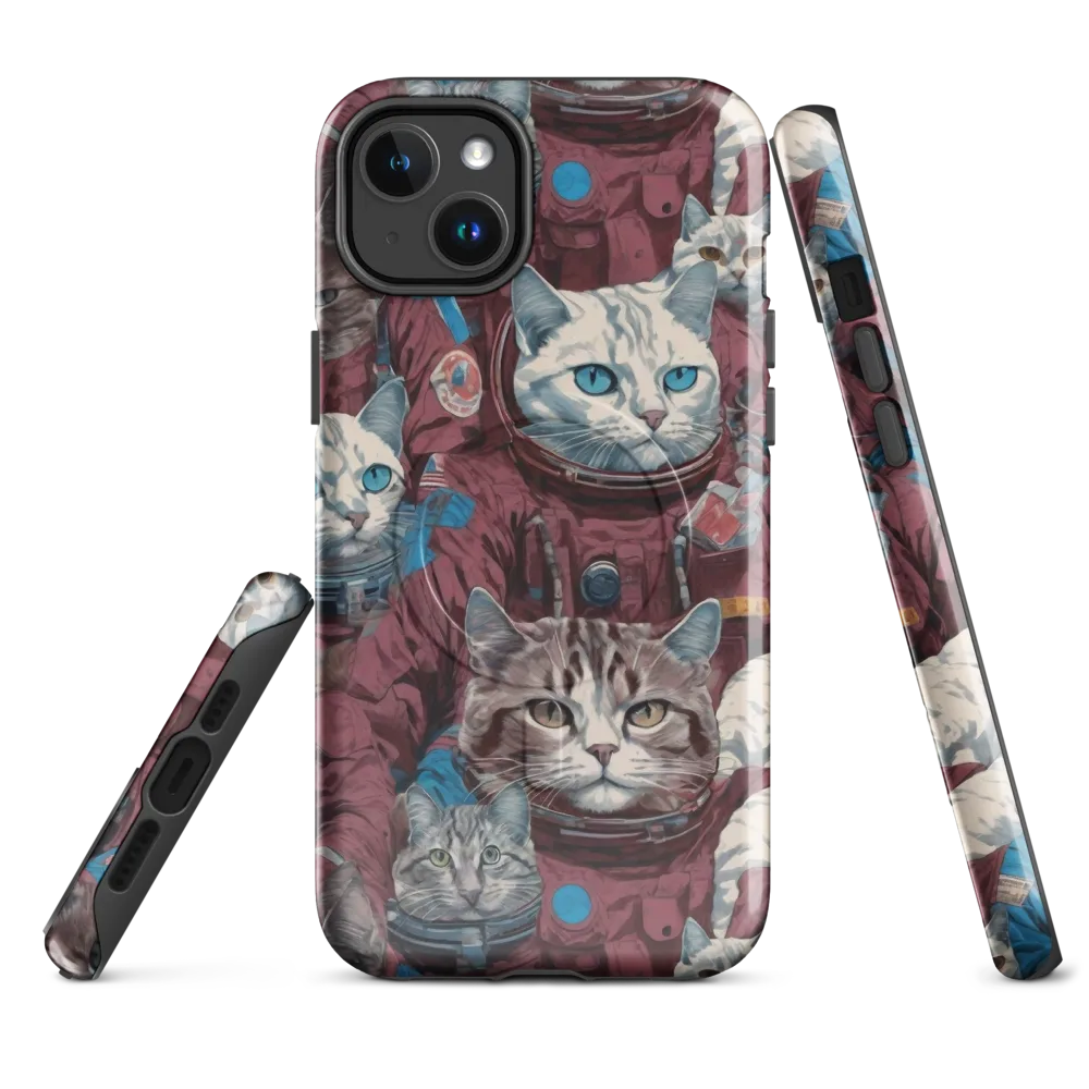 Cosmic Cat Crew on MagSafe Tough Case for iPhone® — Front