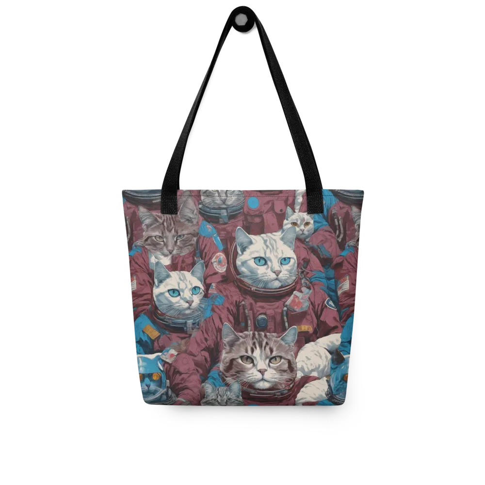 Cosmic Cat Crew on Tote Bag — Front