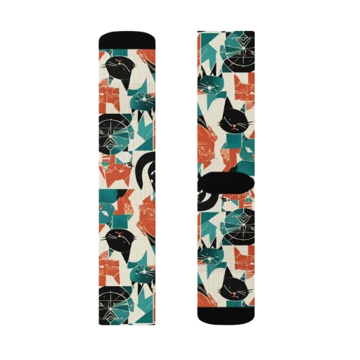 Cathedral Cats on a Socks