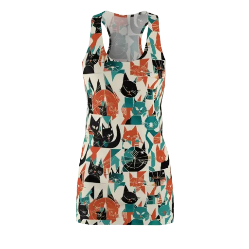 Cathedral Cats on a Racerback Dress