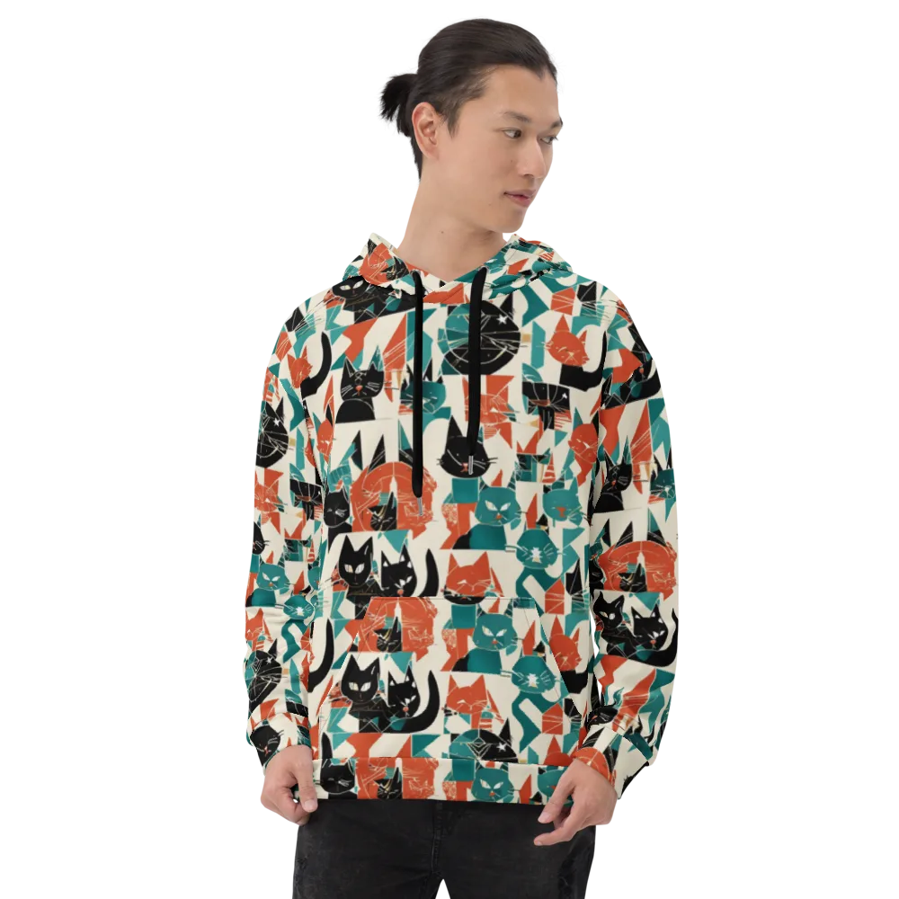 Cathedral Cats on Hoodie — Front