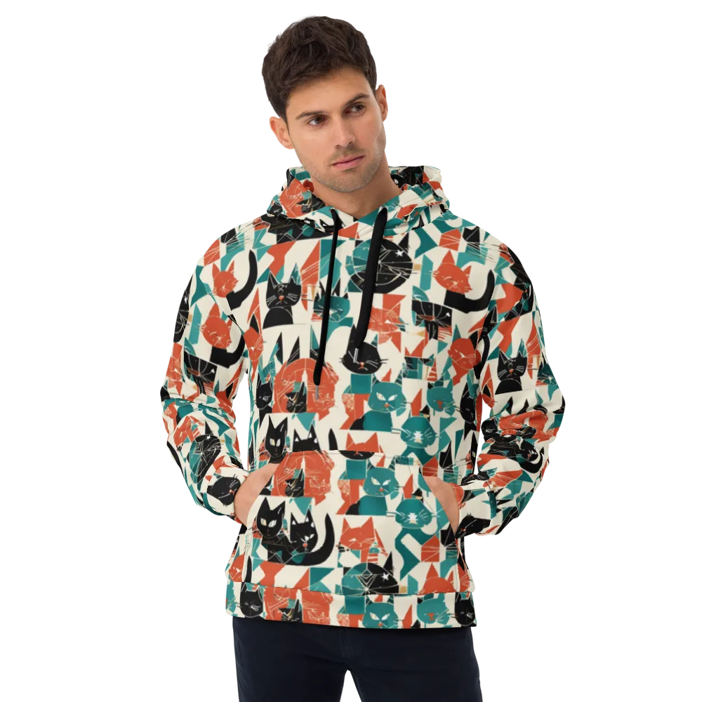 Cathedral Cats on Hoodie — Front