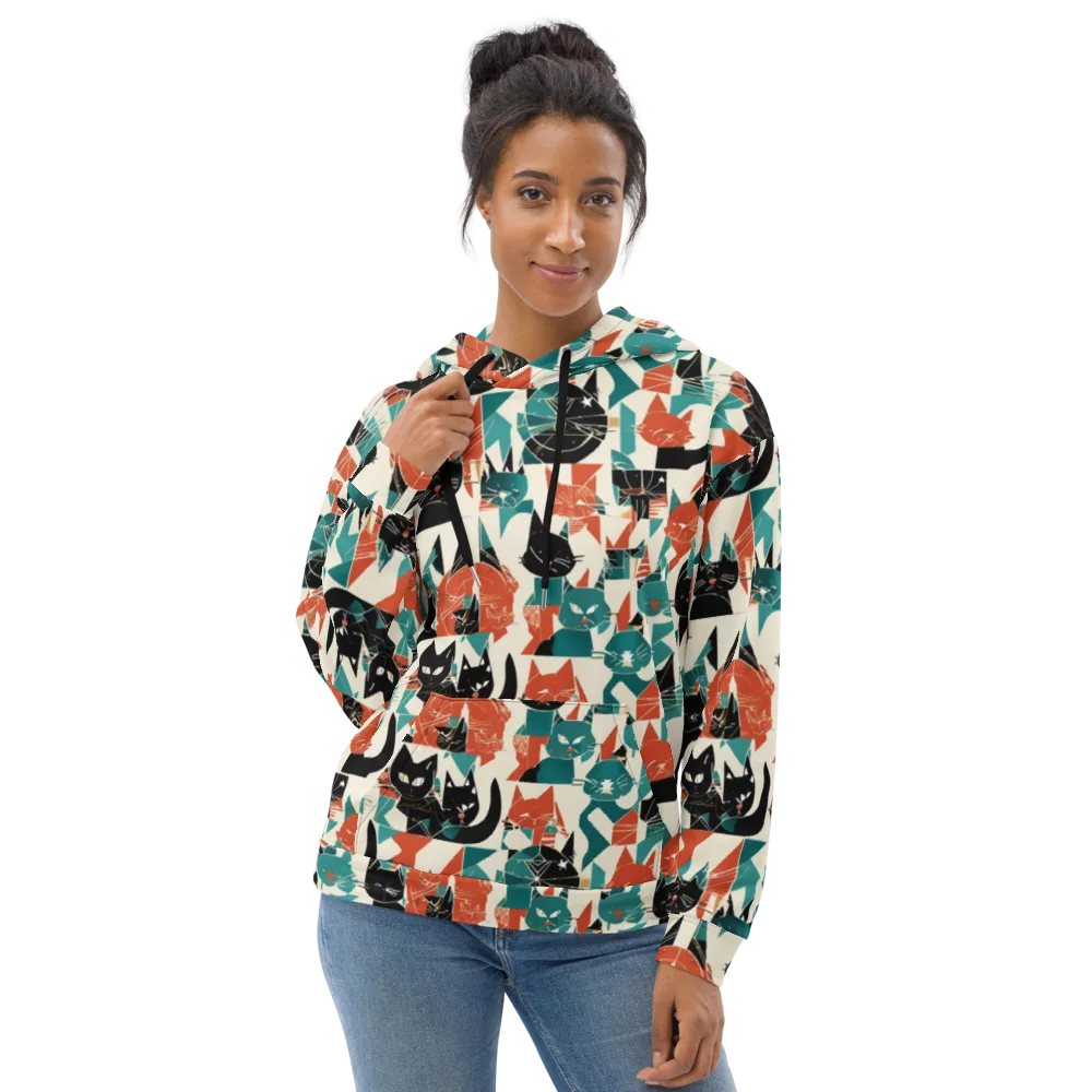 Cathedral Cats on Hoodie — Front