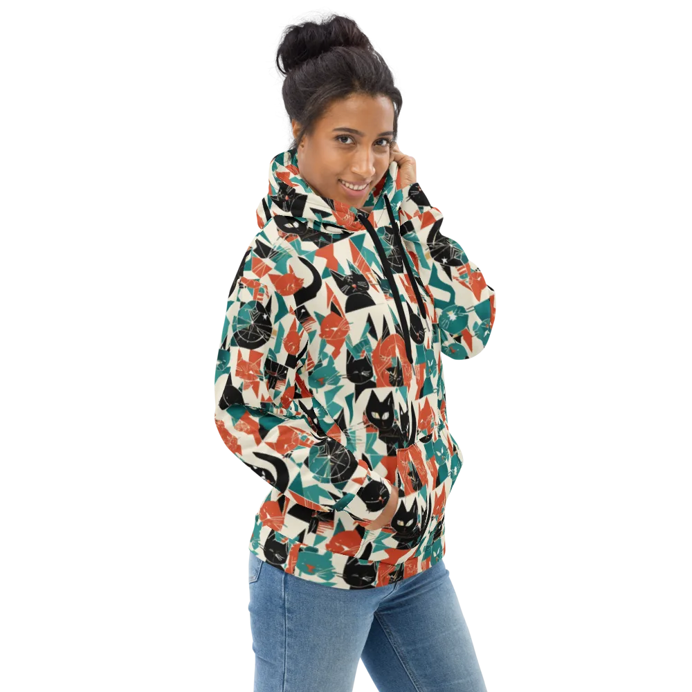 Cathedral Cats on Hoodie — Right