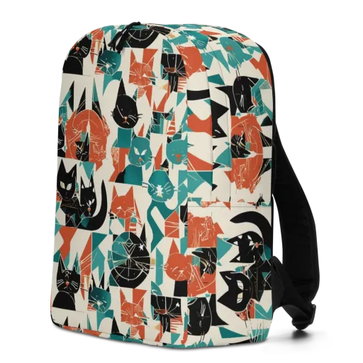 Cathedral Cats on a Minimalist Backpack