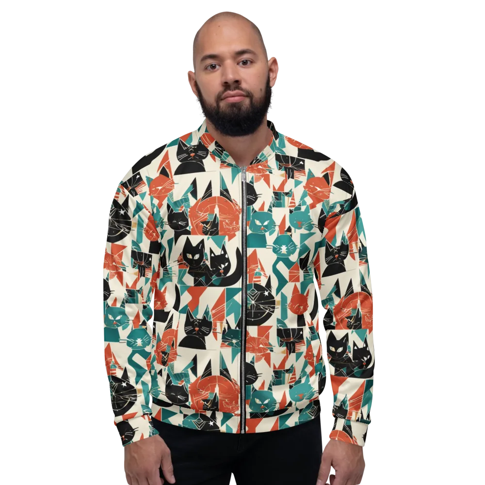 Cathedral Cats on Bomber Jacket — Front
