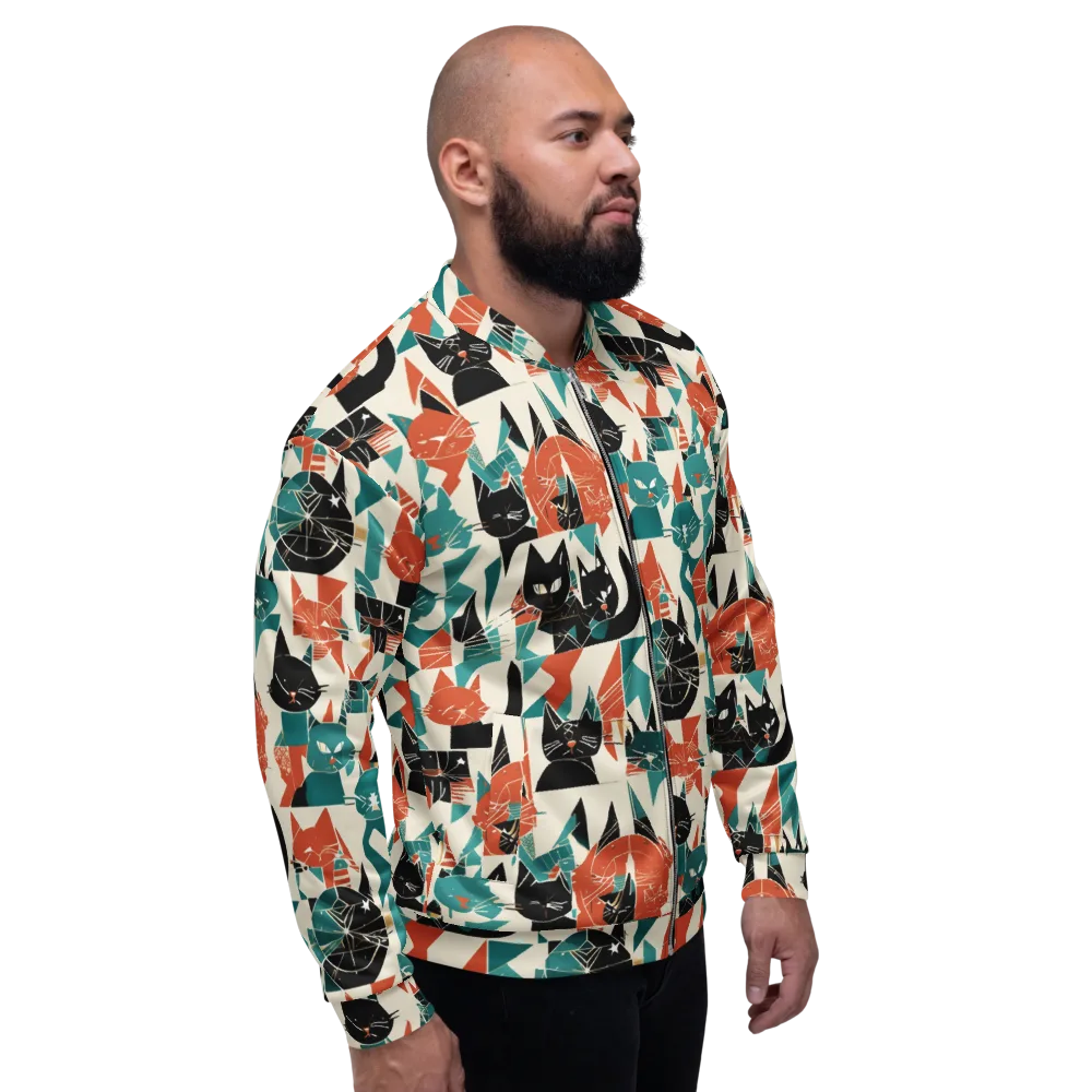 Cathedral Cats on Bomber Jacket — Right