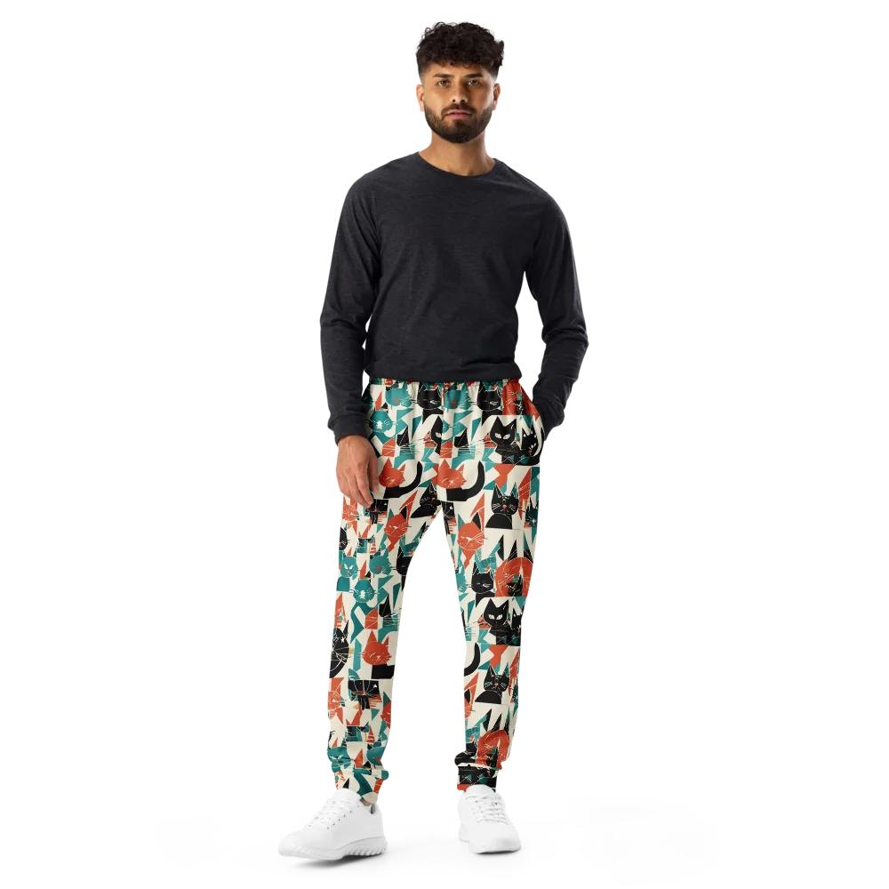 Cathedral Cats on Men's Joggers — Front