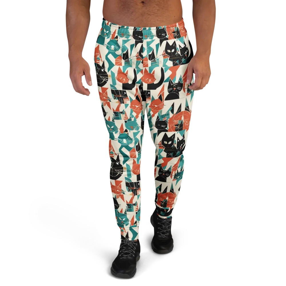 Cathedral Cats on Men's Joggers — Front
