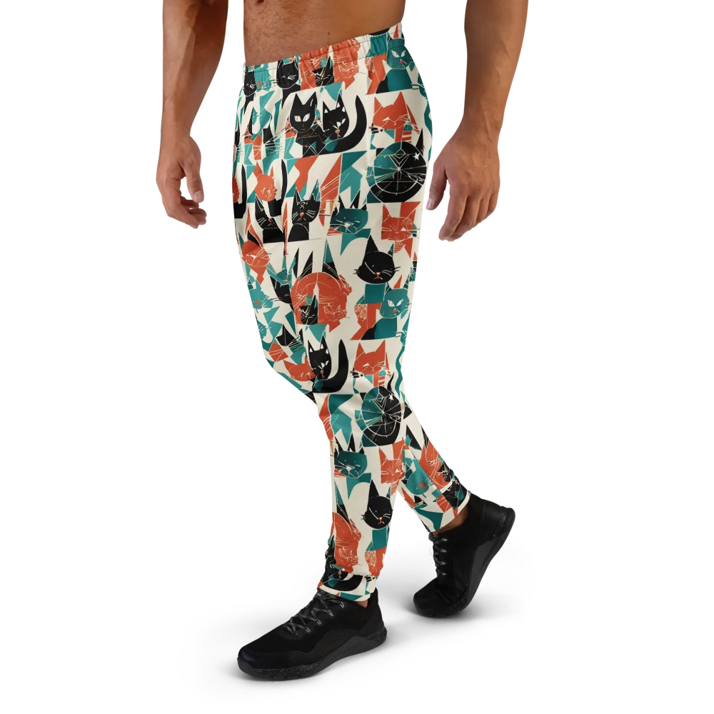 Cathedral Cats on Men's Joggers — Left