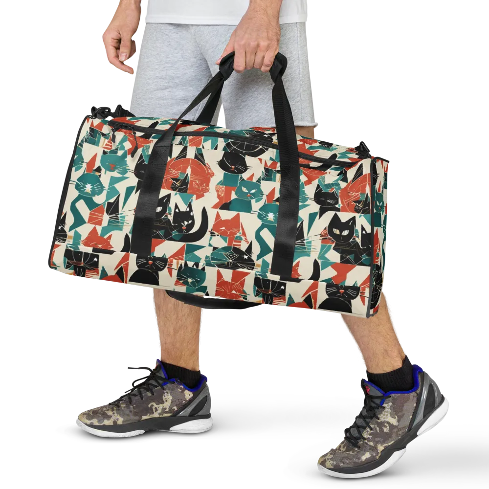 Cathedral Cats on Duffle Bag — Front