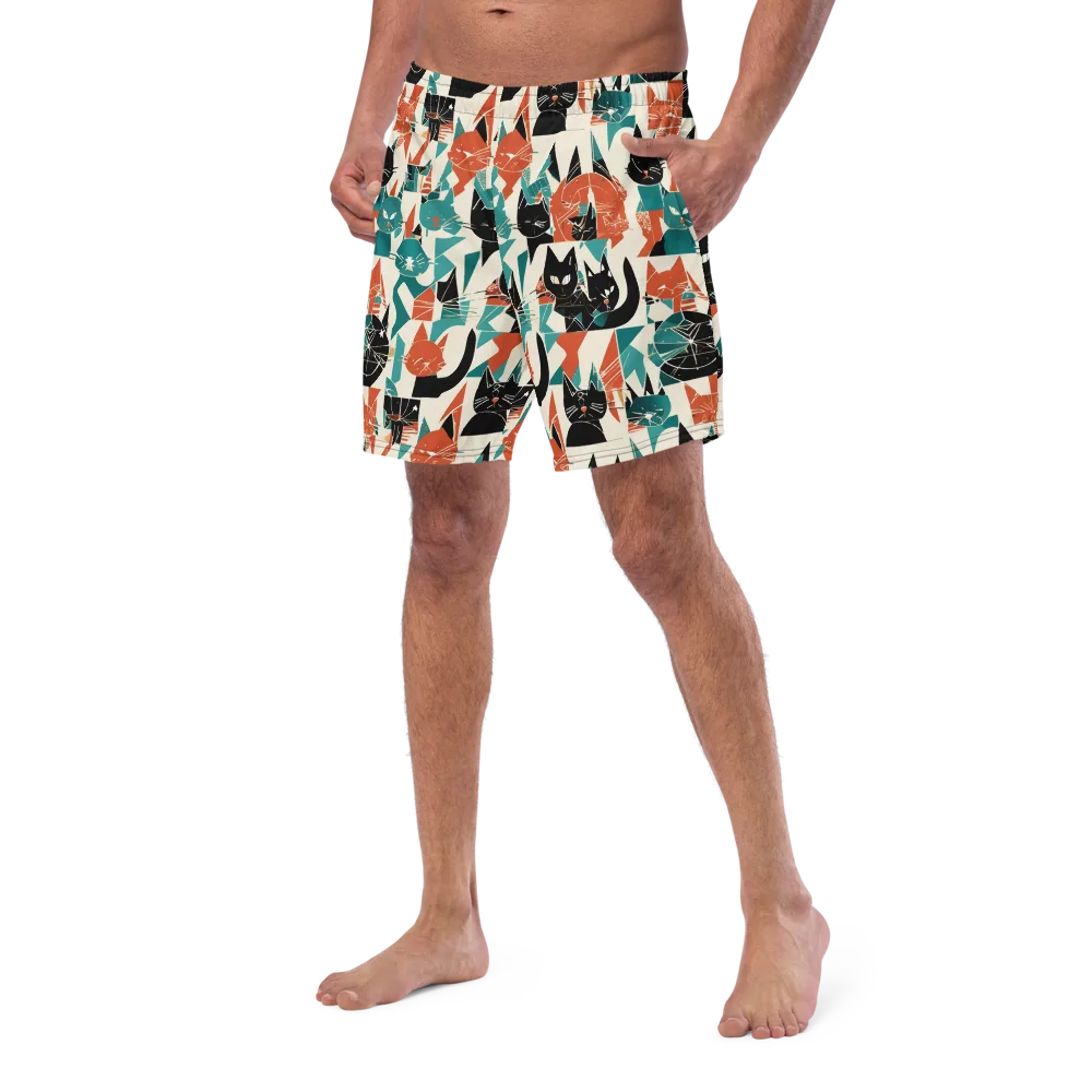 Cathedral Cats on Swim Trunks — Left Front