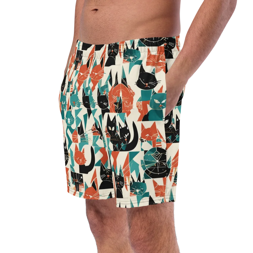 Cathedral Cats on Swim Trunks — Left Front