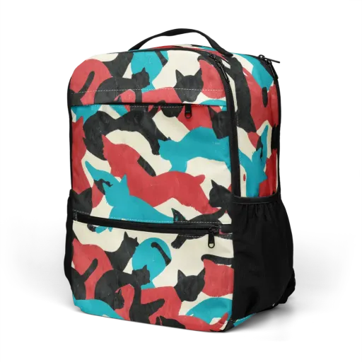 Chromatic Catwalk on a Utility Backpack