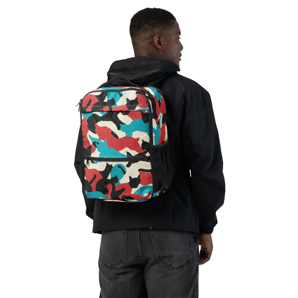 Chromatic Catwalk on Utility Backpack — Back