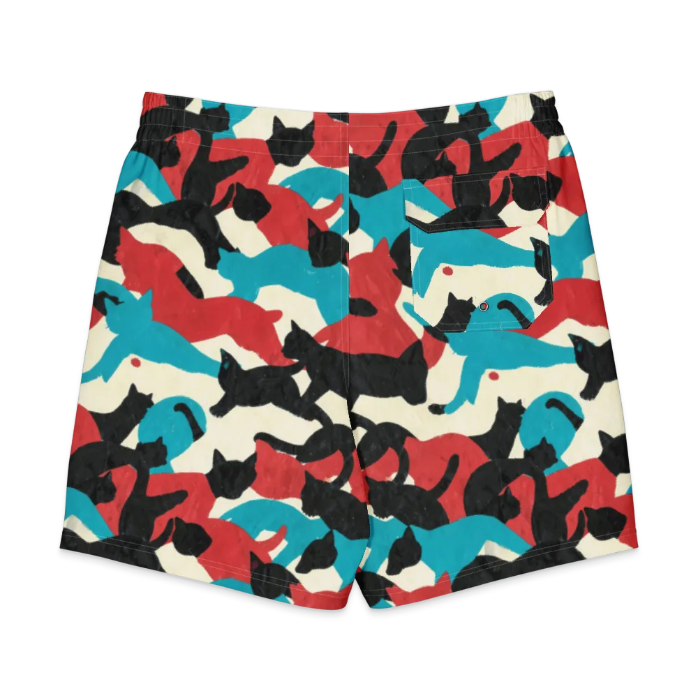 Chromatic Catwalk on Men's Board Shorts — Back