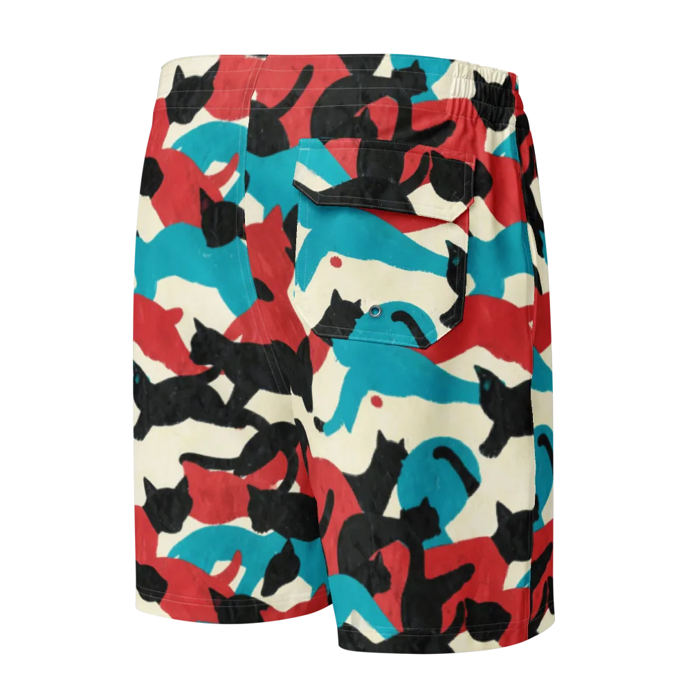 Chromatic Catwalk on Men's Board Shorts — Back