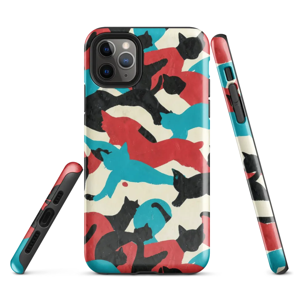 Chromatic Catwalk on Tough Case for iPhone® — Front