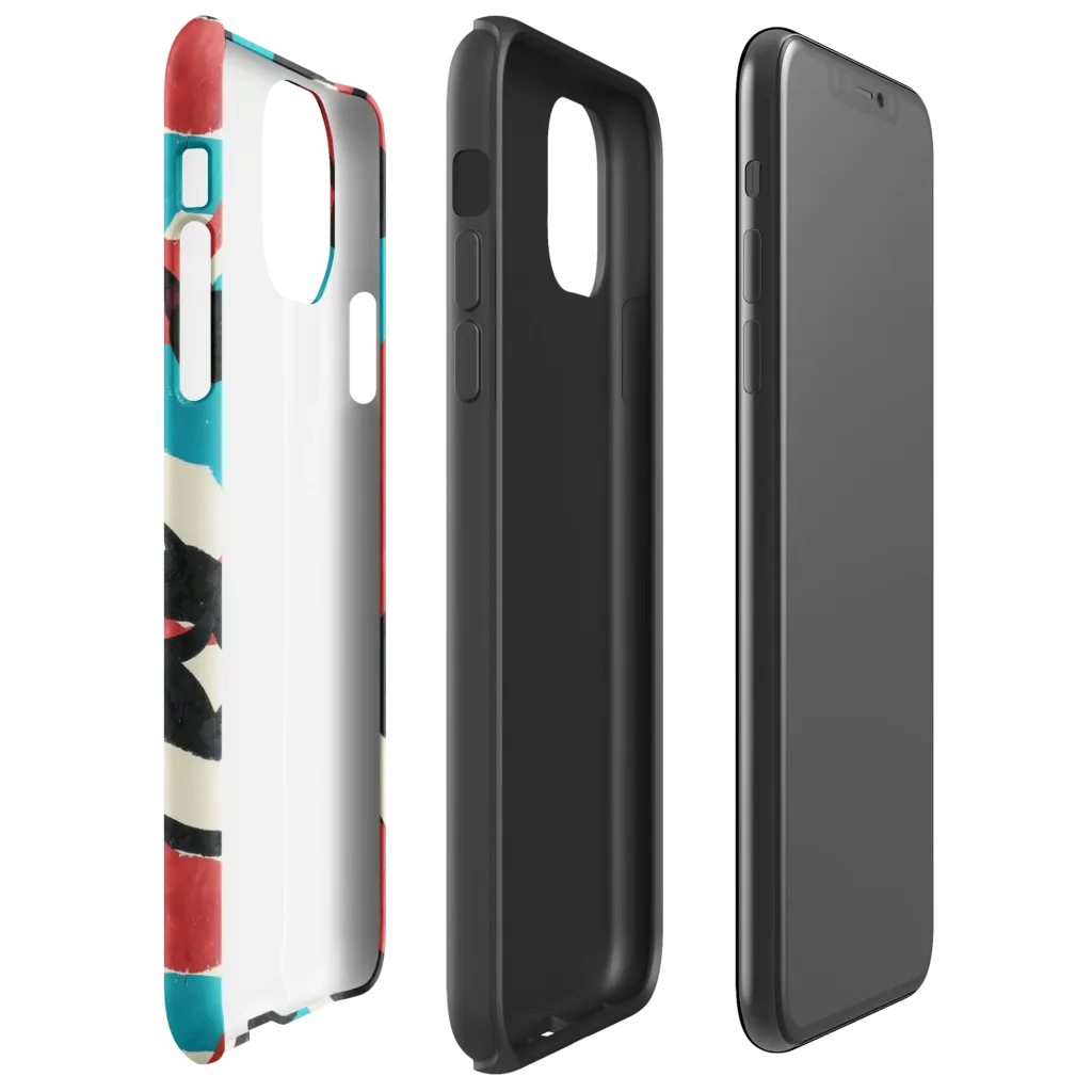 Chromatic Catwalk on Tough Case for iPhone® — Right