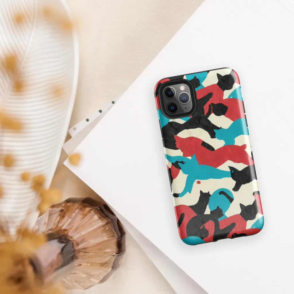 Chromatic Catwalk on Tough Case for iPhone® — Front