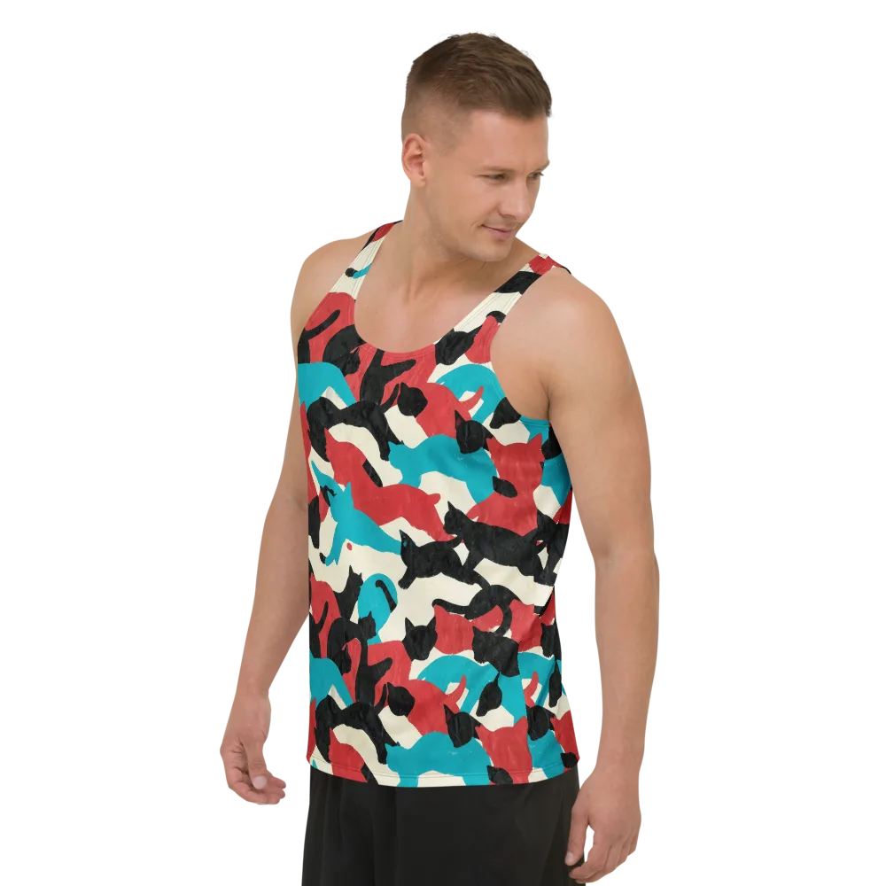 Chromatic Catwalk on Men's Tank Top — Left Front