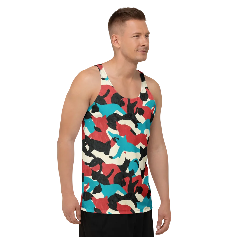 Chromatic Catwalk on Men's Tank Top — Right Front