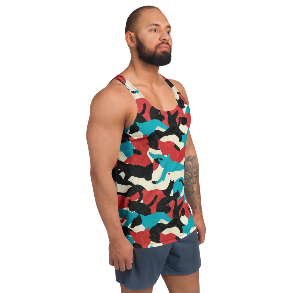 Chromatic Catwalk on Men's Tank Top — Right Front