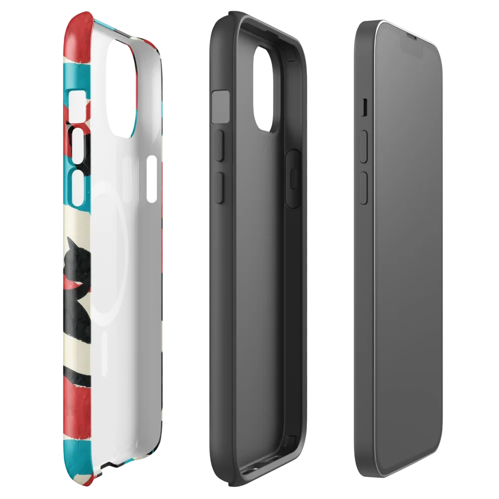 Chromatic Catwalk on MagSafe Tough Case for iPhone® — Front