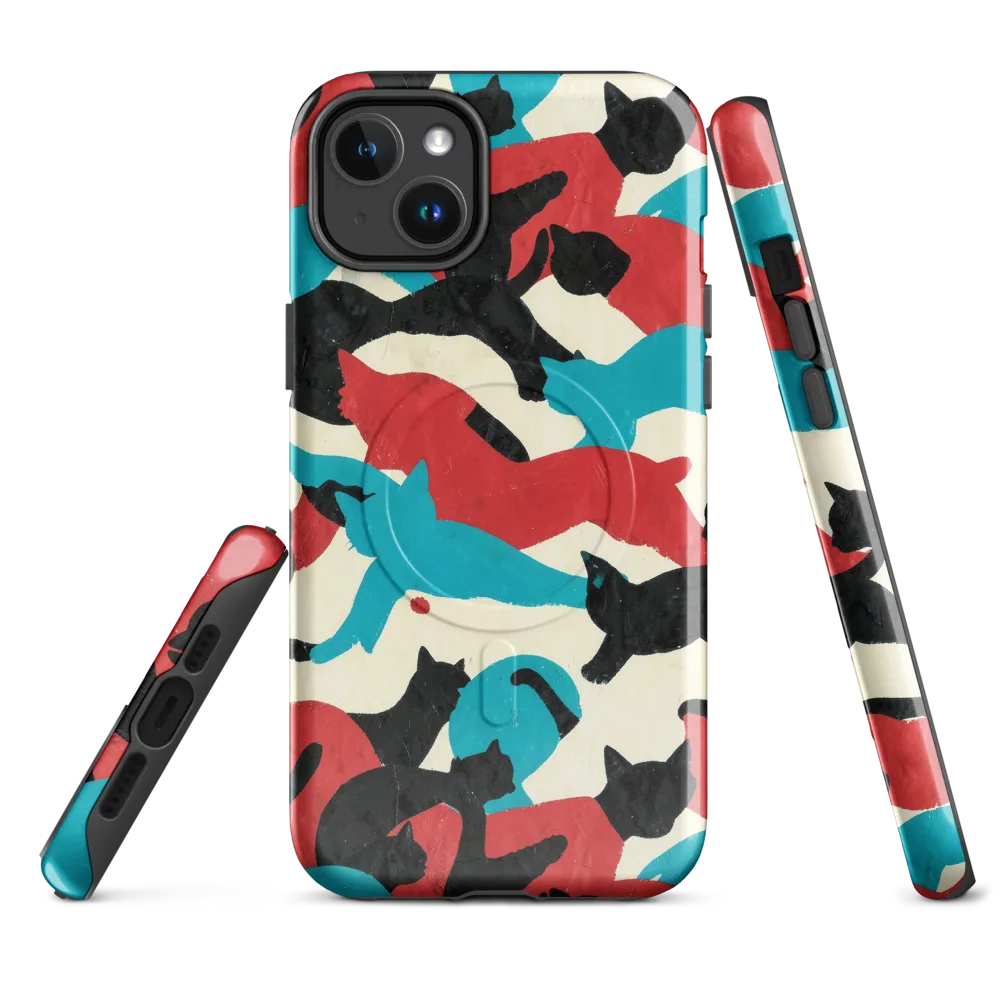 Chromatic Catwalk on MagSafe Tough Case for iPhone® — Front