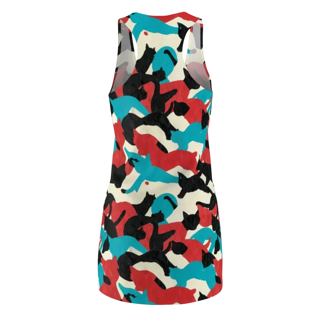 Chromatic Catwalk on Racerback Dress — Back