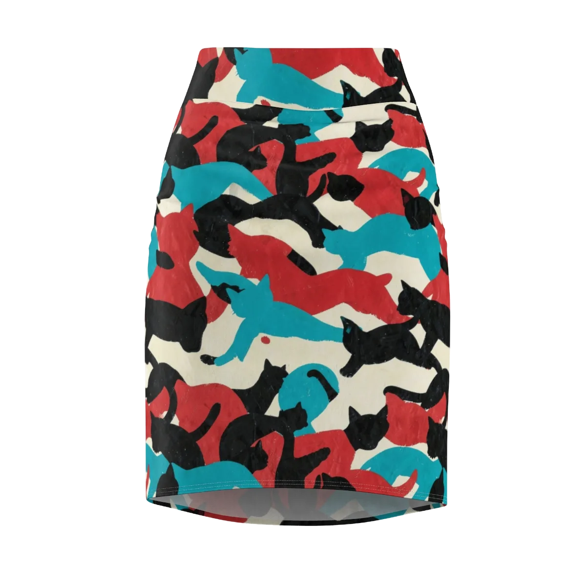 Chromatic Catwalk on Pencil Skirt — Front