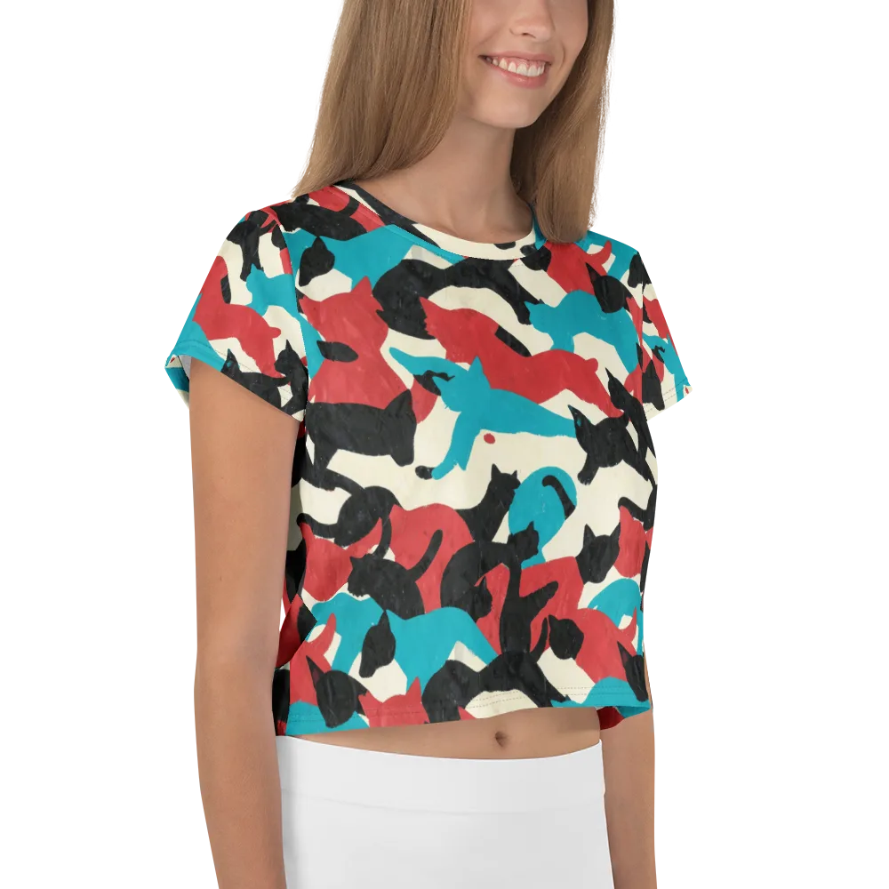 Chromatic Catwalk on Crop Tee — Right
