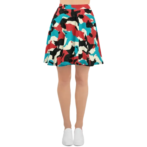 Chromatic Catwalk on a Skater Skirt