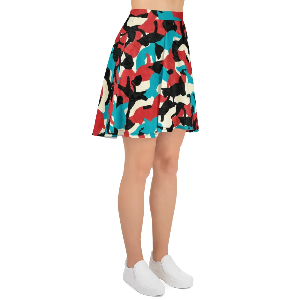 Chromatic Catwalk on Skater Skirt — Right