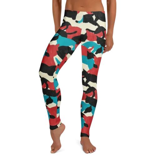 Chromatic Catwalk on a Leggings
