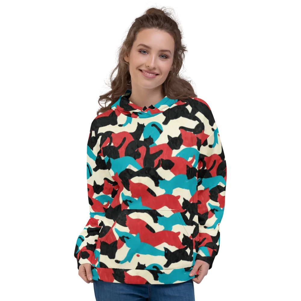 Chromatic Catwalk on Hoodie — Front