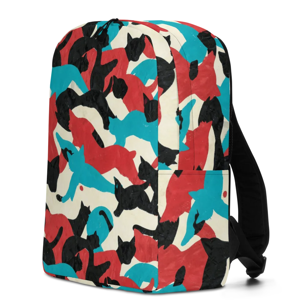 Chromatic Catwalk on Minimalist Backpack — Left