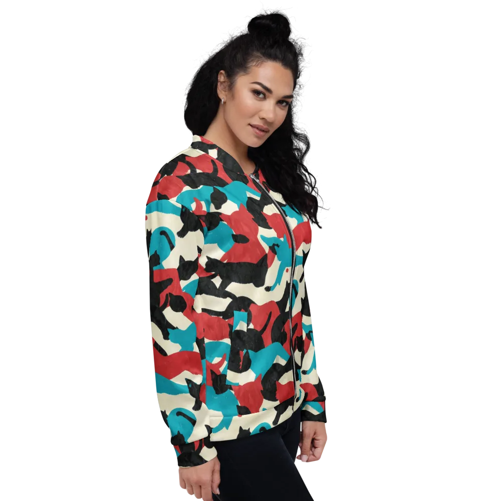 Chromatic Catwalk on Bomber Jacket — Right