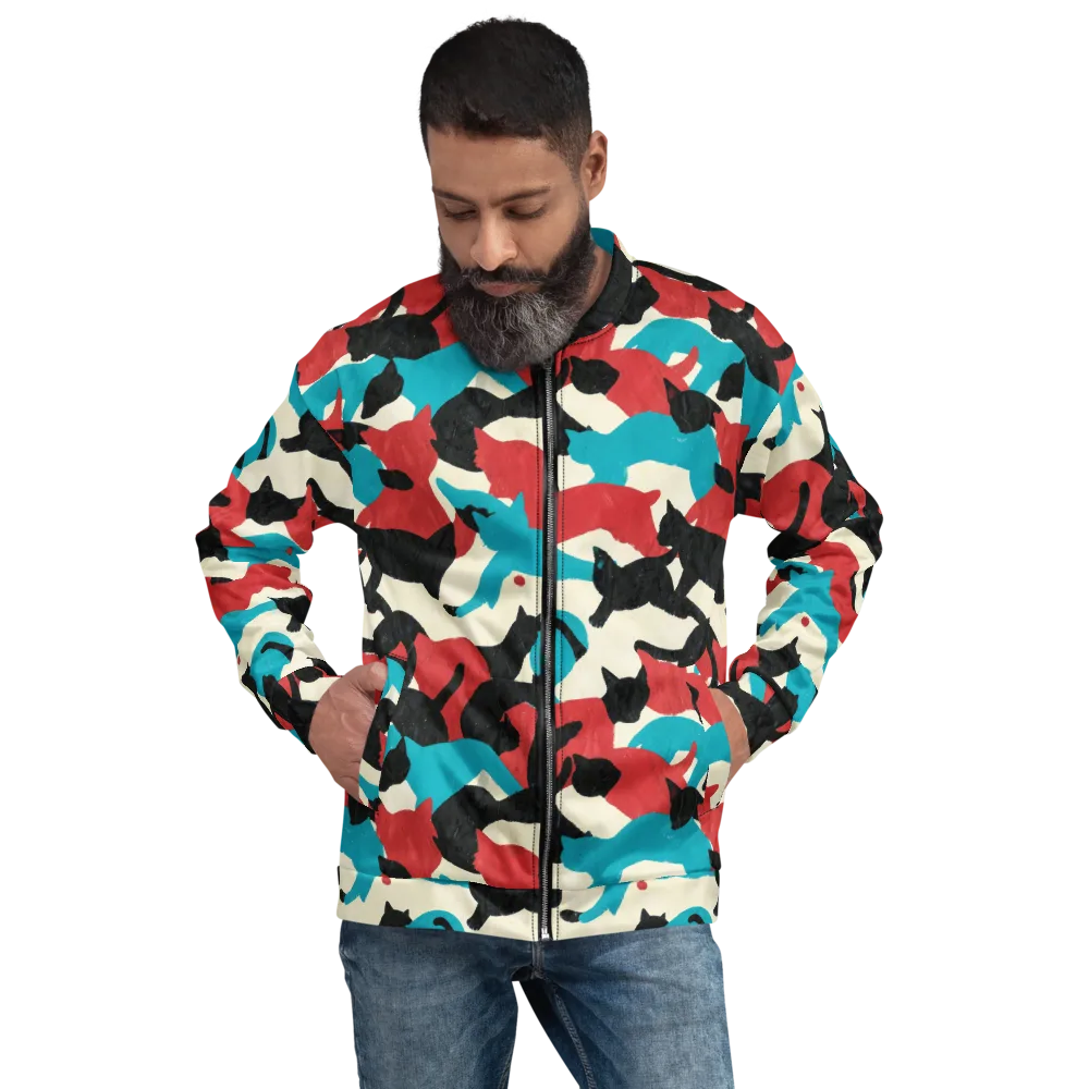 Chromatic Catwalk on Bomber Jacket — Front