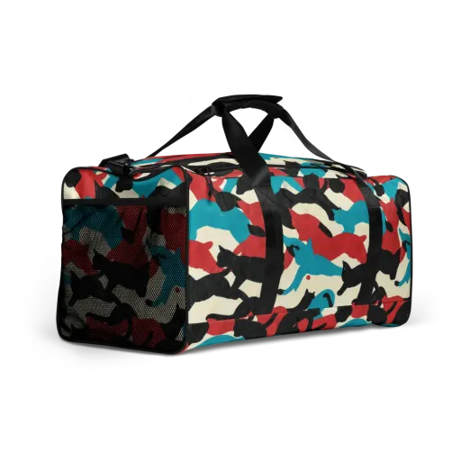 Chromatic Catwalk on a Duffle Bag