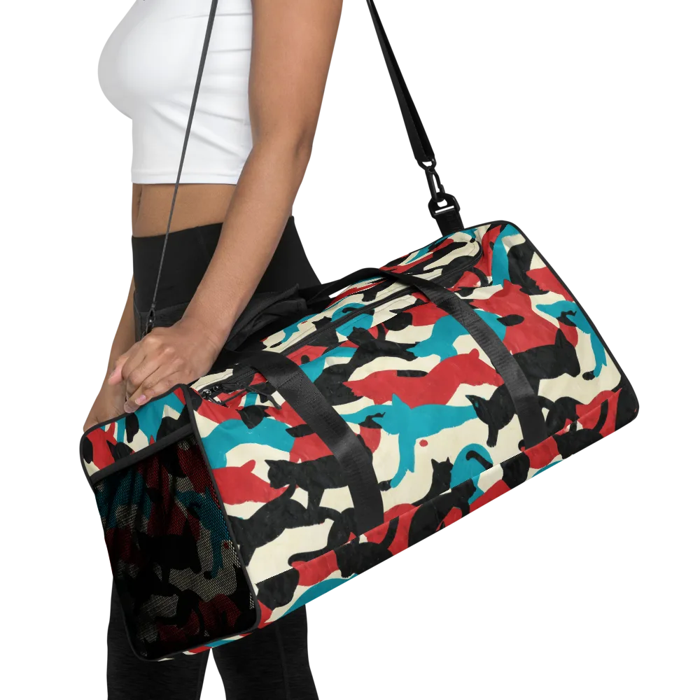 Chromatic Catwalk on Duffle Bag — Front
